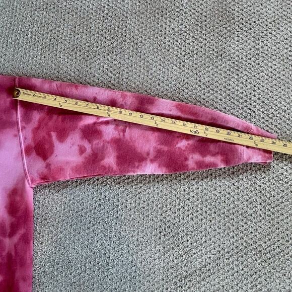 Kansas City Tie Dye Red Yellow Crewneck Fleece Womens Swiftie Fun Sweatshirt M - Picture 7 of 8